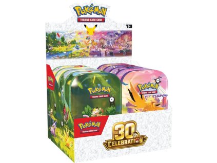 Pokémon TCG: 30th Celebration Mini Tin - 10x Display