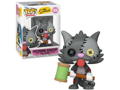 The Simpsons Funko POP! Animation Vinyl Figurka Scratchy Patchwork 9 cm